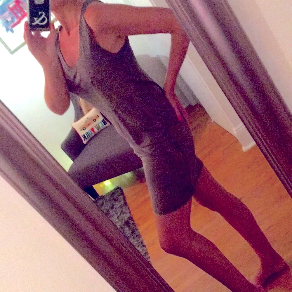 Backless stretch dress